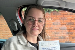 passing her test today in colchester