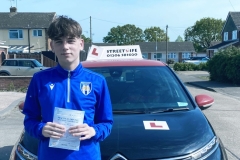 Well done Driving test passed colchester