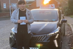 Chris passed driving test in colchester Essex