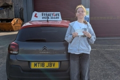 Tabitha Reilly 1st time pass Well done 