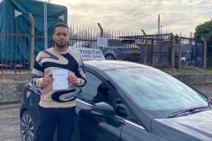 Aaron passed this afternoon in Chelmsford well done