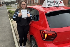 Well Done Courtney on passing in colchester today 